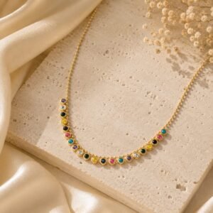 GOLDEN HEART CHARM NECKLACE